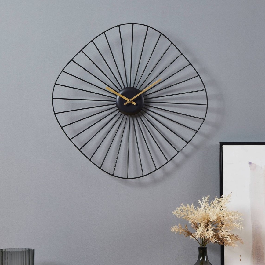 Eglo - Orologio da parete 1xAA 50x50 cm nero