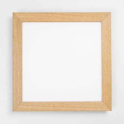 Eglo - Panneau en saillie à intensité variable POZZALLO WOOD LED/21W/230V 2700-6500K 49,5x49,5 cm marron + télécommande