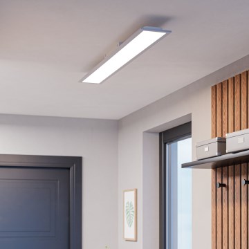 Eglo - Panneau LED dimmable en saillie/28,3W/230V 2700-6500K 120x15 cm blanc + télécommande