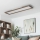 Eglo - Panneau RGBW à intensité variable SALOBRENA-C WOOD LED/31W/230V 2700-6500K 34x124 cm marron foncé + télécommande