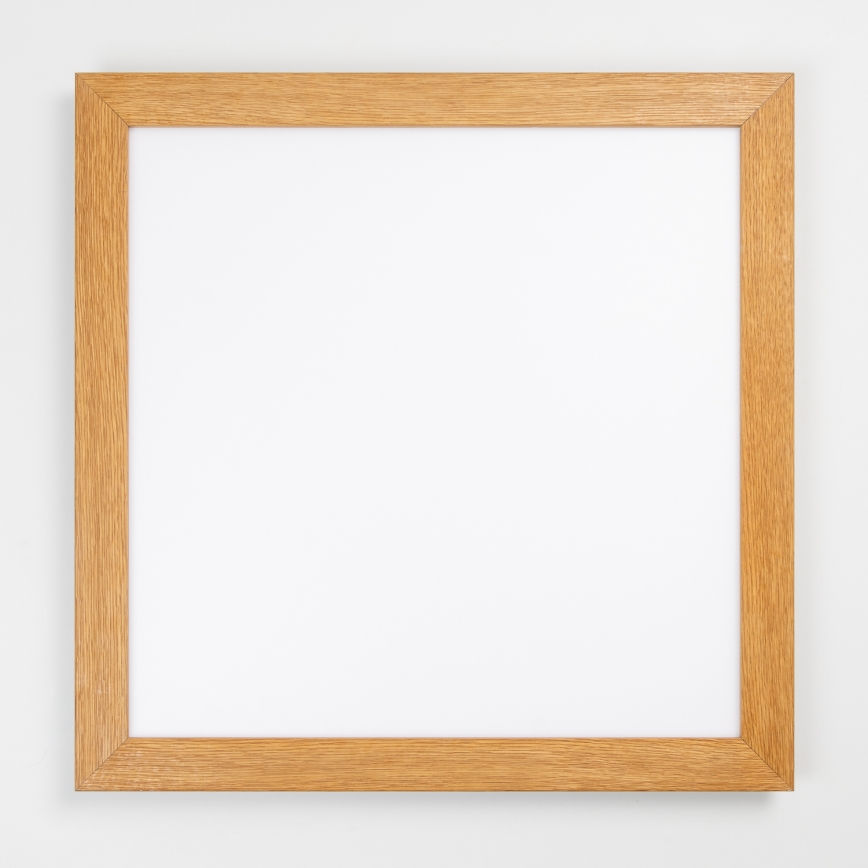 Eglo - Panneau RGBW en saillie à intensité variable SALOBRENA-C WOOD LED/34W/230V 2700-6500K 64x64 cm marron + télécommande