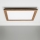 Eglo - Panneau RGBW en saillie à intensité variable SALOBRENA-C WOOD LED/30,5W/230V 2700-6500K 64x64 cm marron + télécommande
