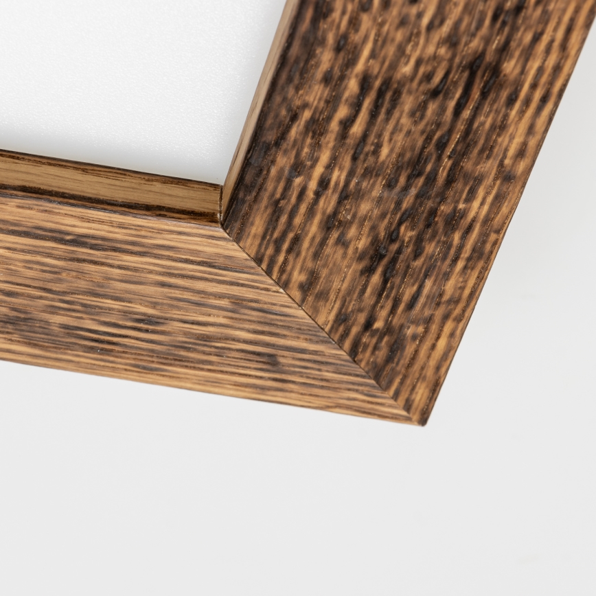 Eglo - Pannello a plafone LED SALOBRENA-RW WOOD LED/17W/230V 2700/4000K 34x34 cm marrone