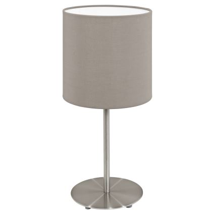 Eglo - Paralume di ricambio per lampada da tavolo PASTERI grigio diametro 14,7 cm