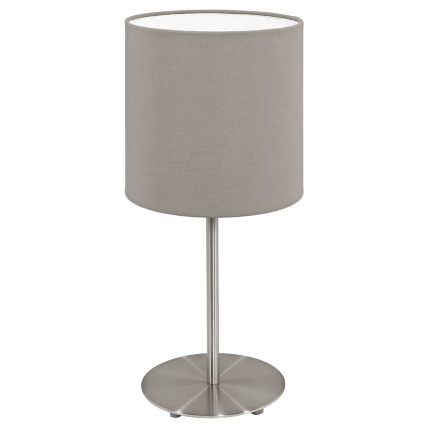 Eglo - Paralume di ricambio per lampada da tavolo PASTERI grigio diametro 14,7 cm