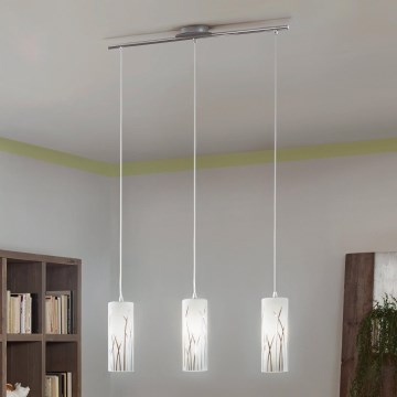 Eglo - Pendelleuchte 3xE27/60W/230V