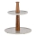 Eglo - Piedistallo da servizio 28x25,5 cm legno/marmo