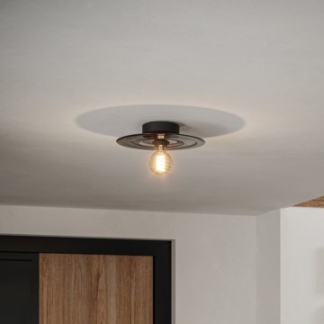 Eglo - Plafoniera 1xE27/40W/230V grigio