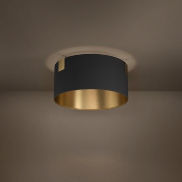 Eglo - Plafoniera 1xE27/40W/230V nero/oro