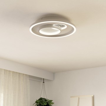Eglo - Plafoniera a LED LED/14W/230V + LED/8,5W Ø 38 cm bianca