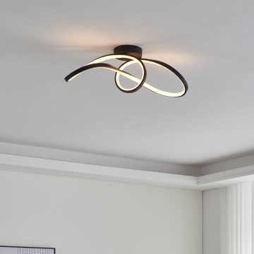 Eglo - Plafoniera dimmerabile RGBW LED/22W/230V 2700-6500K nero