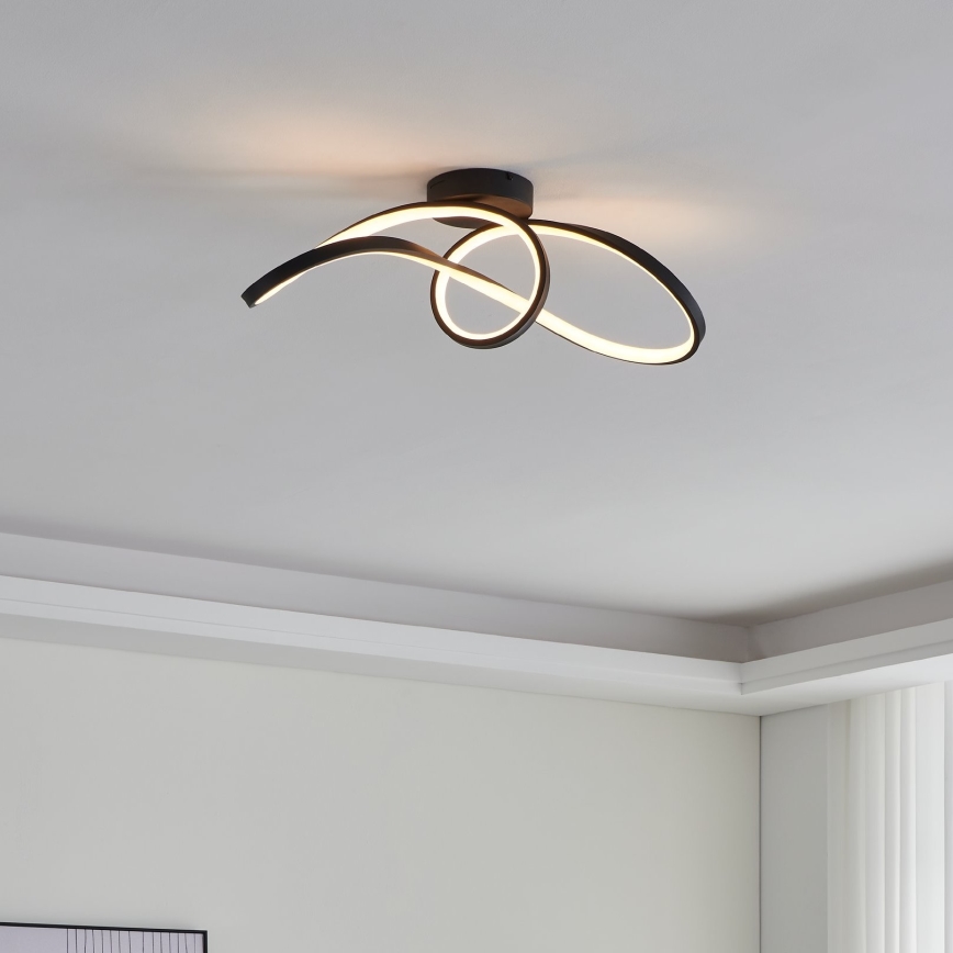 Eglo - Plafoniera dimmerabile RGBW LED/22W/230V 2700-6500K nero