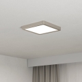 Eglo - plafoniera LED/10,5W/230V 2700/4000/6500K 22x22 cm cromo opaco