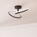 Eglo - Plafoniera LED/12W/230V 2700/4000/6500K nera