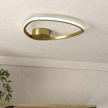 Eglo - Plafoniera LED/9,7W/230V Ø 37,5 cm dorata