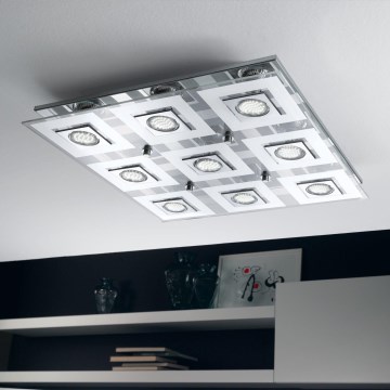 Eglo - Plafoniera LED 9xGU10/3W/230V