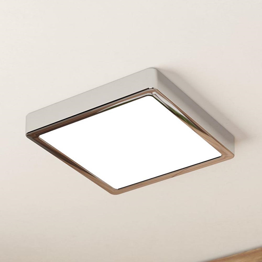 Eglo - Plafoniera LED da bagno LED/17W/230V IP44 cromo lucido