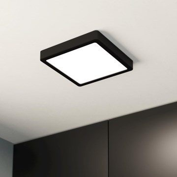 Eglo - Plafoniera LED da bagno LED/17W/230V IP44 nero