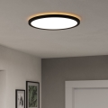 Eglo - Plafoniera LED da bagno LED/18,5W/230V 2700K/4000K/6500K diametro 38,9 cm IP44 nero