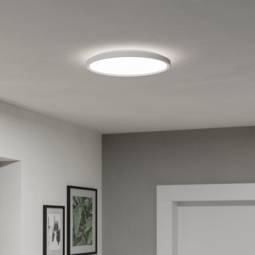 Eglo - Plafoniera LED da esterno LED/13,9W/230V 2700/4000/6500K diametro 30 cm IP44 bianco