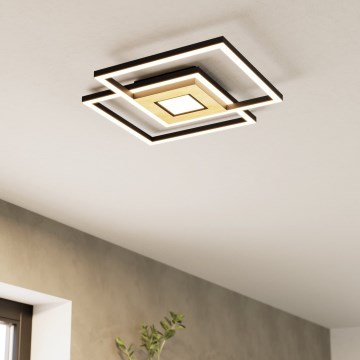 Eglo - Plafoniera LED dimmerabile 2xLED/17W/230V +1xLED/4,2W 2700-6500K + telecomando