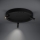Eglo - Plafoniera LED dimmerabile 3xLED/8W/230V + 3xLED/8,5W 3000K nero + telecomando