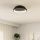 Eglo - Plafoniera LED dimmerabile LED/12W/230V 2700-6500K nero + telecomando