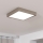 Eglo - Plafoniera LED dimmerabile LED/17W/230V, cromo opaco, 21x21 cm