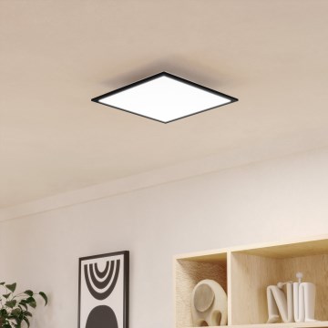 Eglo - Plafoniera LED LED/18,8W/230V 2700/4000/6500K 40x40 cm nera