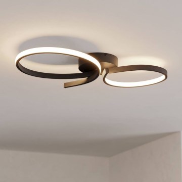 Eglo - Plafoniera LED LED/21W/230V 3000K nero