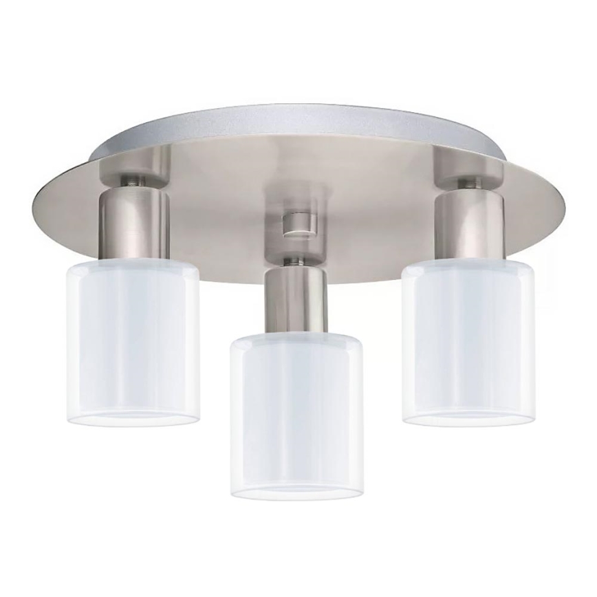 Eglo - Plafoniera LED MY CHOICE 3xE14/4W/230V cromo opaco/bianco
