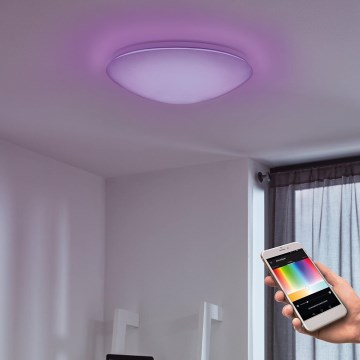 Eglo - Plafoniera LED RGB GIRON-C LED/17W/230V