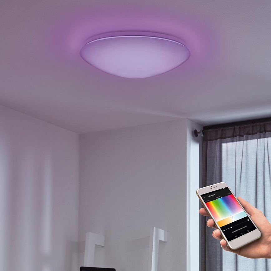Eglo - Plafoniera LED RGB GIRON-C LED/17W/230V
