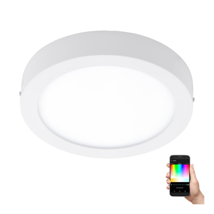 Eglo - Plafoniera LED RGBW dimmerabile FUEVA-C LED/21W/230V Ø 30 cm