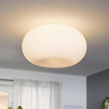 EGLO - Plafoniera OPTICA 2xE27/60W/230V vetro opale diametro 35 cm