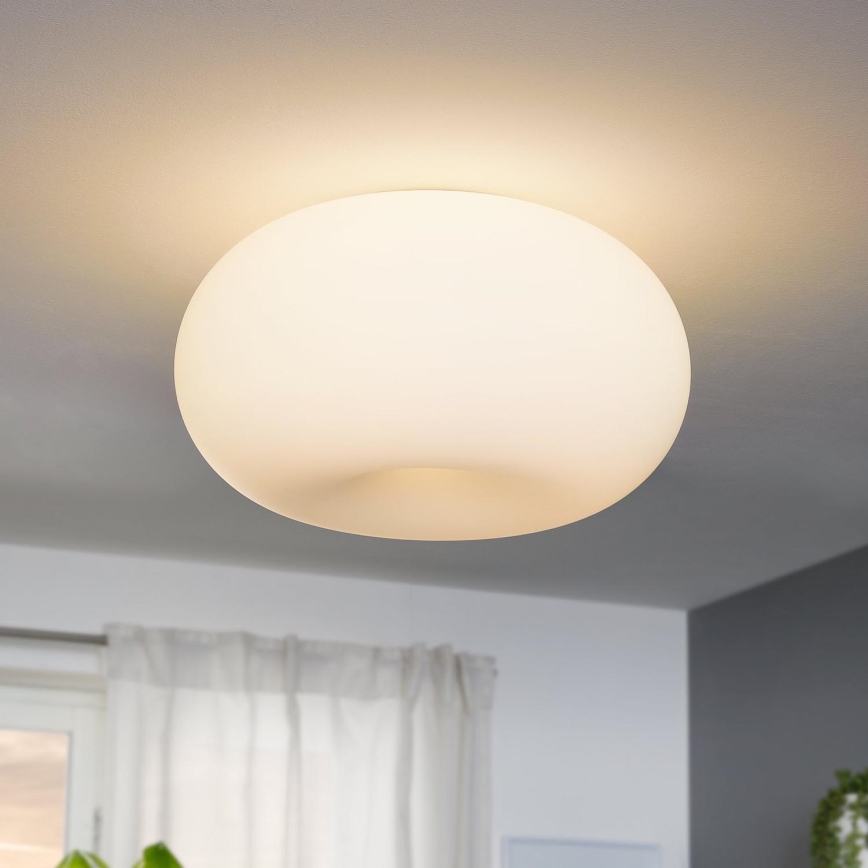 EGLO - Plafoniera OPTICA 2xE27/60W/230V vetro opale diametro 35 cm