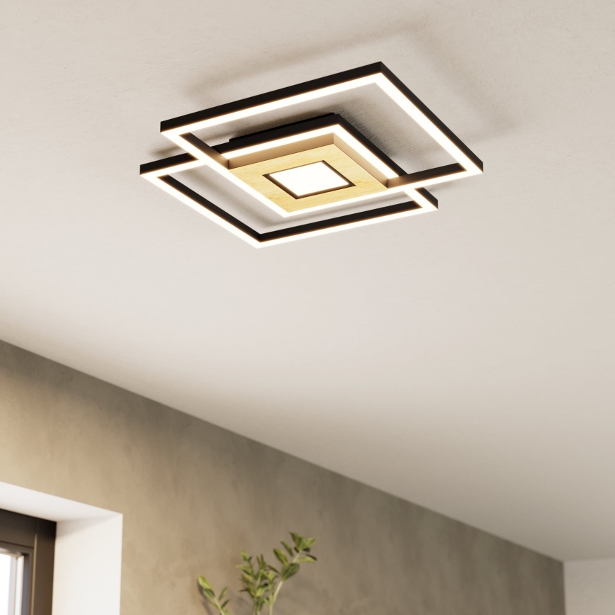 Eglo - Plafonnier à intensité variable 2xLED/17W/230V +1xLED/4,2W 2700-6500K + télécommande