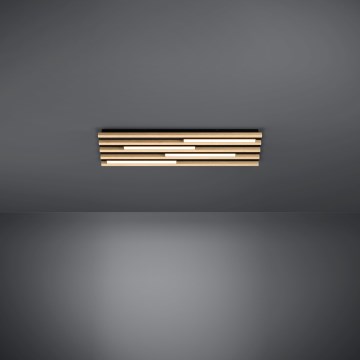 Eglo - Plafonnier à intensité variable 4xLED/9W/230V 3000K 22x78 cm marron