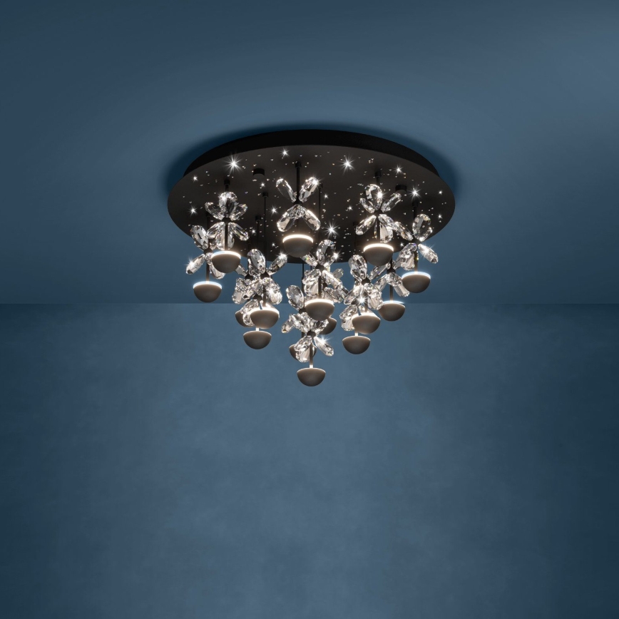 Eglo - Plafonnier à intensité variable LED/27W/230V 3000K noir