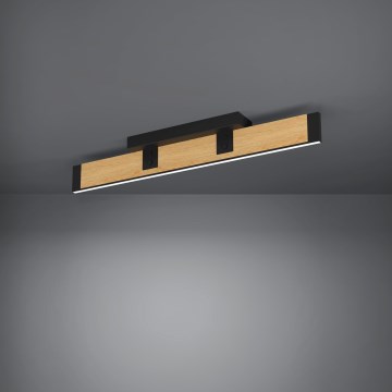 Eglo - Plafonnier à intensité variable LED/27W/230V 3000K noir/marron