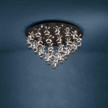 Eglo - Plafonnier à intensité variable LED/77,4W/230V 3000K noir