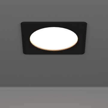 Eglo - Plafonnier encastré LED/6,3W/230V 2700/4000/6500K 11,9x11,9 cm noir