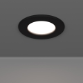 Eglo - Plafonnier encastré LED pour salle de bains LED/3,7W/230V 2700/4000/6500K diam. 8,8 cm IP44 noir