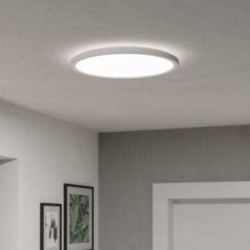 Eglo - Plafonnier extérieur à intensité variable LED/18,5W/230V 2700-6500K d. 38,9 cm IP44 blanc + télécommande