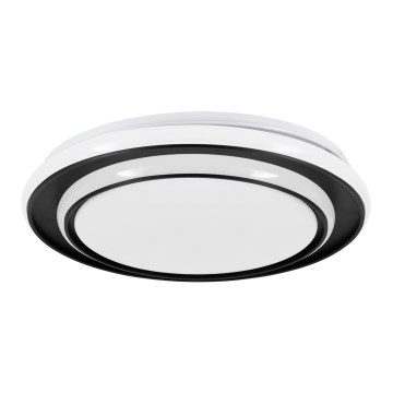 Eglo - Plafonnier LED 24 W 230 V Ø 40 cm noir