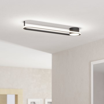 Eglo - Plafonnier LED 24W/230V 2700/4000/6500K noir
