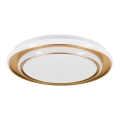 Eglo - Plafonnier LED/24W/230V Ø 40 cm, finition dorée