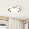 Eglo - Plafonnier LED 36 W, 230 V, températures de couleur commutables 2700/4000/6500 K, Ø 49 cm, finition dorée