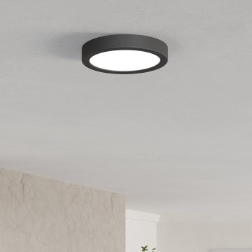 Eglo - Plafonnier LED LED/7,5W/230V 2700/4000/6500K Ø 16,6 cm noir