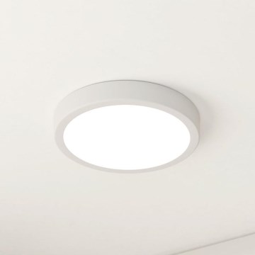 Eglo - Plafonnier LED pour salle de bains, 17 W / 230 V, blanc, IP44, Ø 21 cm